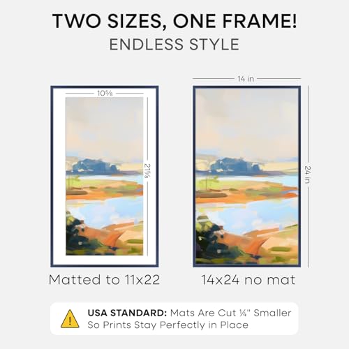 14x24 Blue Picture Frame (2 Count)