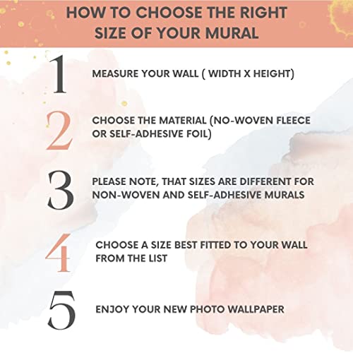 Wall Mural World Map 177x124 in (152.63 Sq Ft)