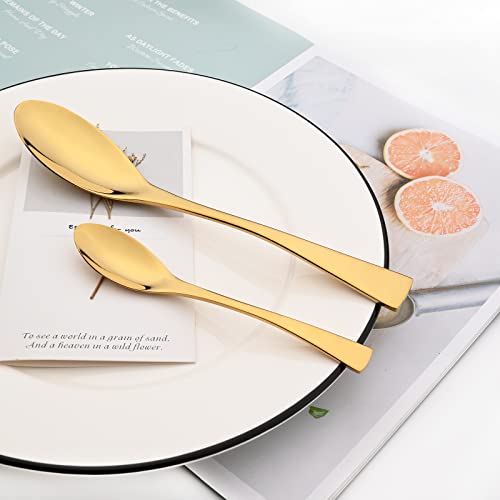 24 Piece Gold Flatware (12.75 Count)
