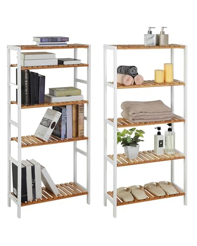 5 Tier Bamboo Shelf