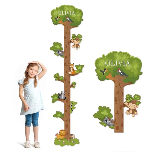 Custom Name Wood Height Tracker