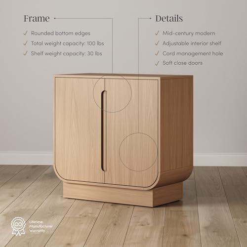 Joey Mid Century Modern Storage Cabinet (3 Count)
