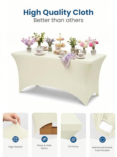 Spandex Table Cloth 1 Pack [6FT