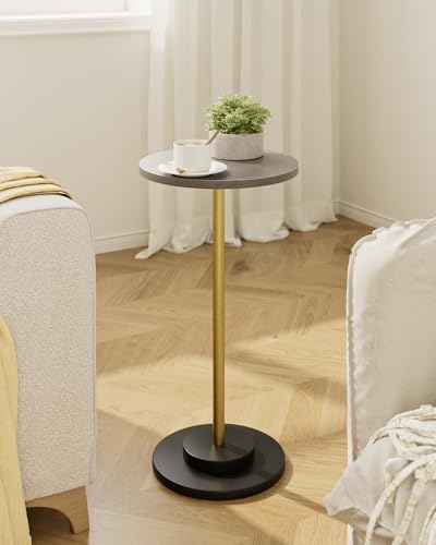 Drink Table Round Side Table for Small Spaces