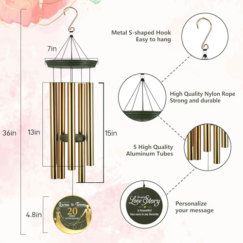 Wedding Memory Day Gifts Wind Chimes Customized