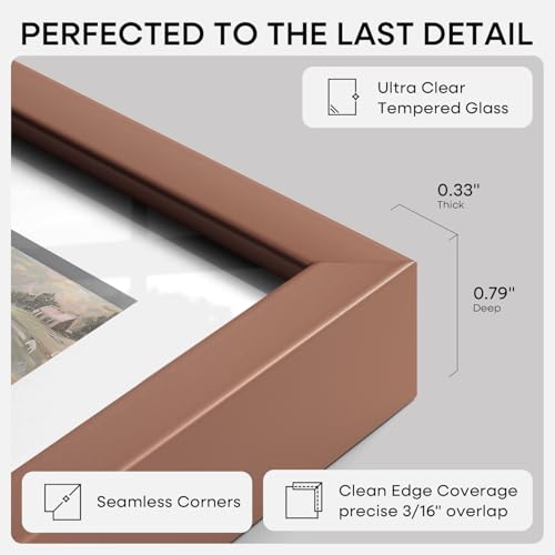 6x8 Mocha Picture Frame