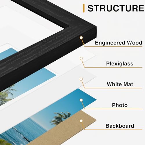 11x14 Picture Frames Set of 9 (9 Count)