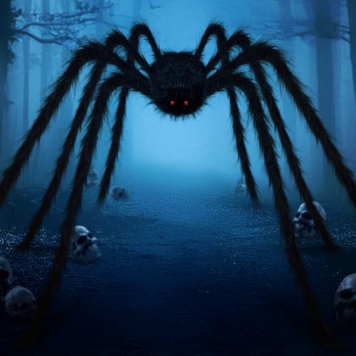 15FT Halloween Giant Spider Outdoor Decorations (15FT)