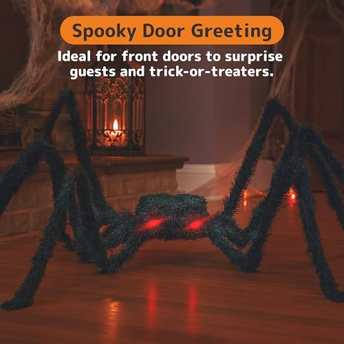 Halloween Spider with Light Up Eyes