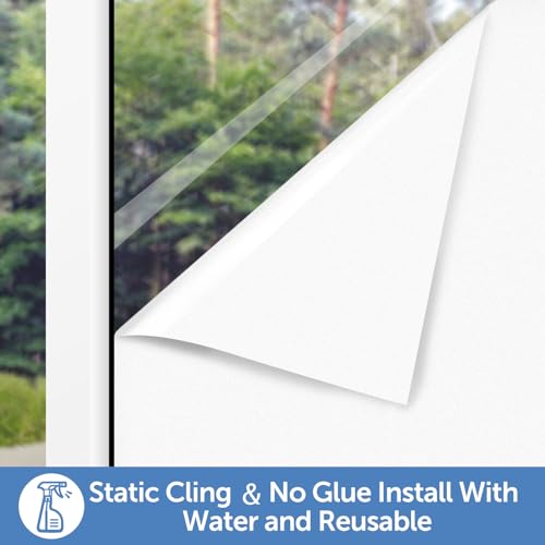 Frosted Window Privacy Film (24.19 Sq Ft)