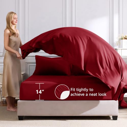 Full Size Comforter Sets Dark Red