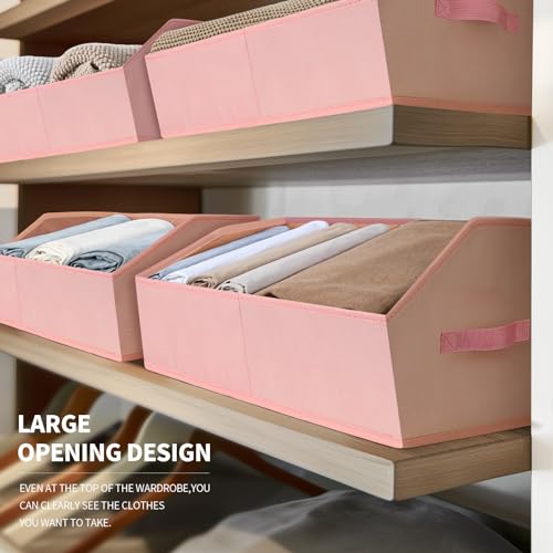 Closet Baskets for Shelves Trapezoid (4 Count)