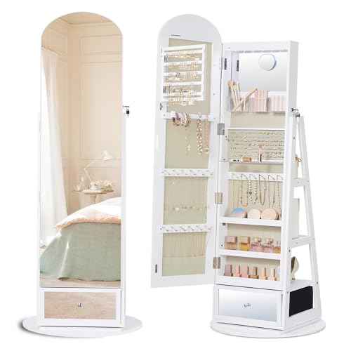 360° Swivel Jewelry Cabinet