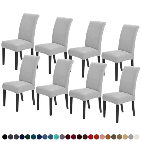 Chair Covers for Dining Room Set of 8 (8 Count)