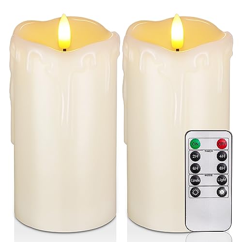 Dripping Wax Flameless Candles (2 Count)
