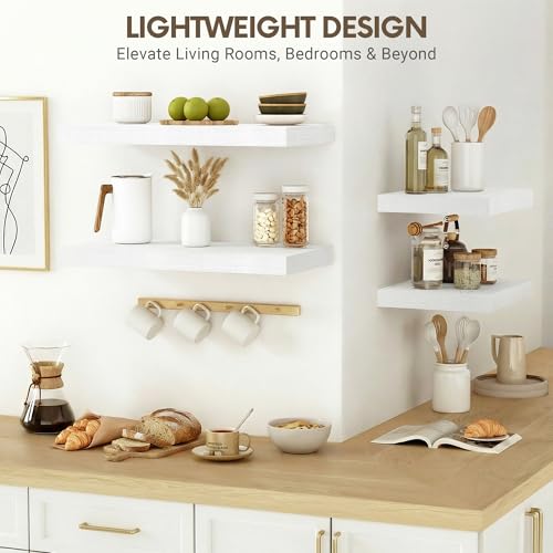 10 in Deep Floating Shelves 16” Set of 2 (2 Count)