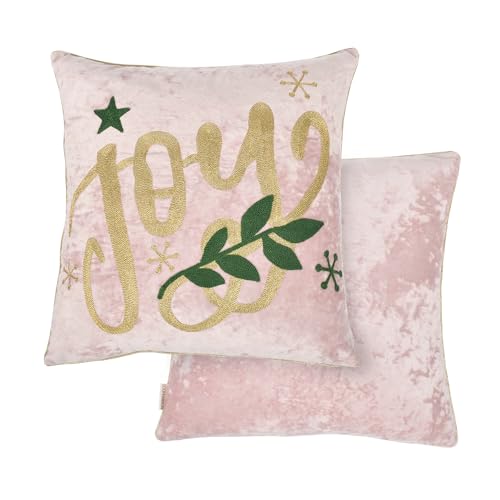 Joy Christmas Pillow Covers 18x18