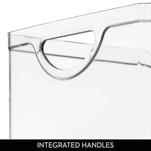 Plastic Stackable Kitchen Cabinet Storage Bin (4 Count)