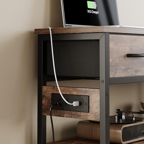Entryway Table with Outlets