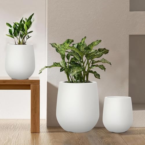 16.9" H Large Tall Plastic Planter w