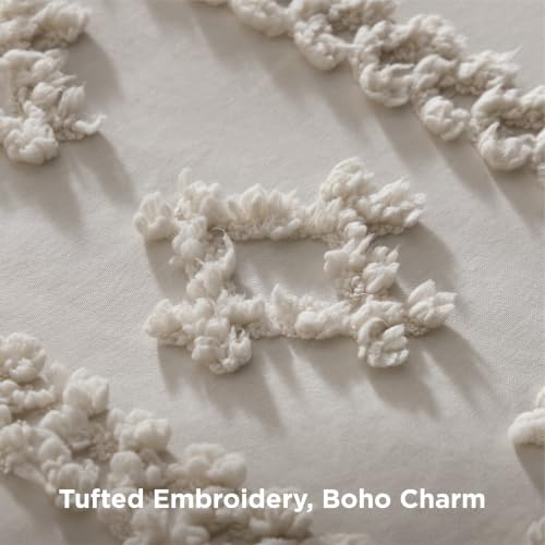 Tufted Boho Comforter Set Full Size