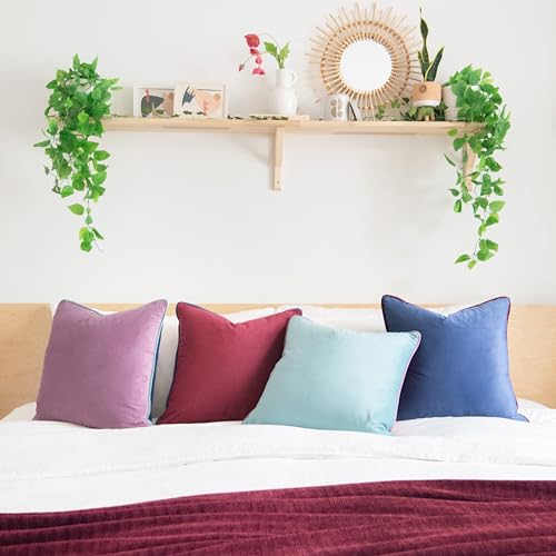 Decorative Throw Pillow Covers Cushion Cases (4 Count)