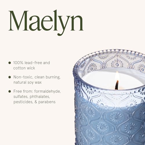 Citrus Mint Scented Candles for Home (6 Ounce)