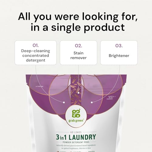 3-in-1 Laundry Detergent Pods, Gardenia, 132 Loads (132 Count)