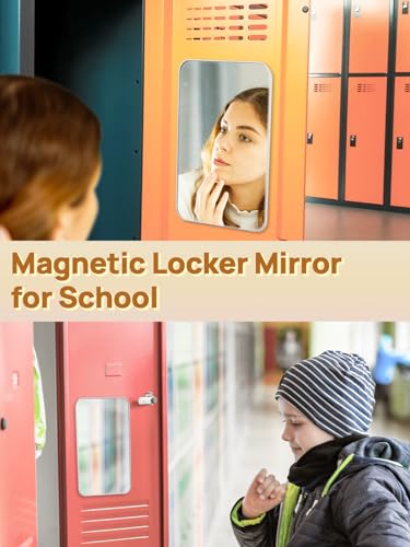10 x 7 in Magnetic Locker Mirror