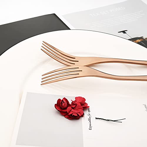 24 Piece Copper Flatware (12.75 Count)