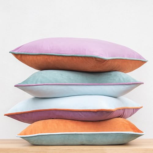 Decorative Throw Pillow Covers Cushion Cases (4 Count)