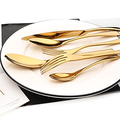 24 Piece Gold Flatware (12.75 Count)