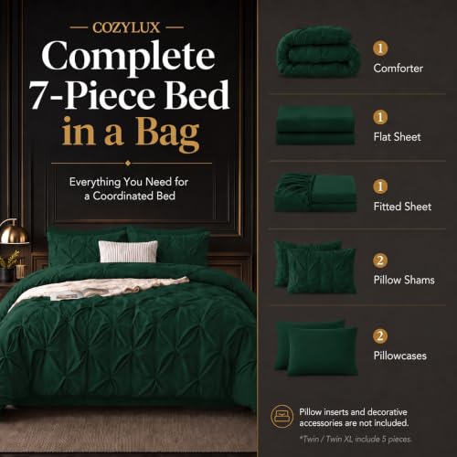 Full Size Comforter Sets Emerald Green