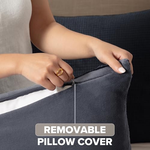 Remina King Comforter Set with Throw Blanket & Pillow