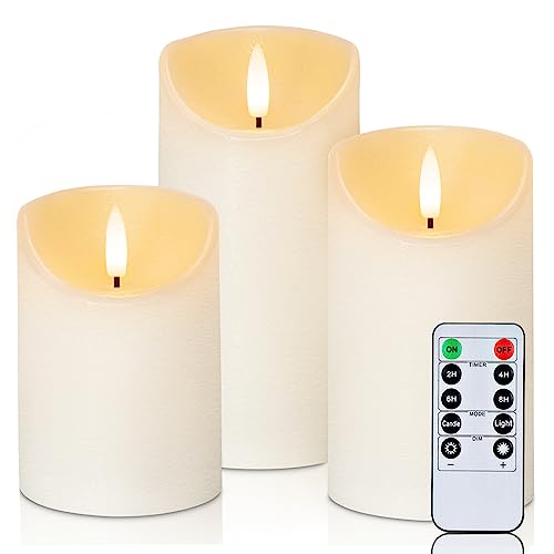 Flickering Flameless Candles (3 Count)