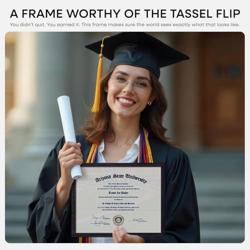 8.5x11 White Oak Diploma Frame (3 Count)