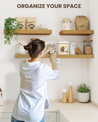 36" Floating Shelves for Wall (2 Count)