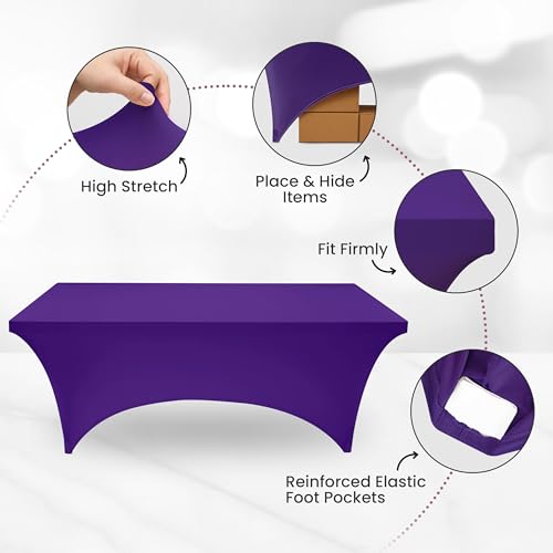 Spandex Table Cloth 1 Pack [6FT