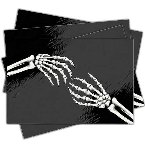 Halloween Skeleton Placemats Set of 4 (4 Count)