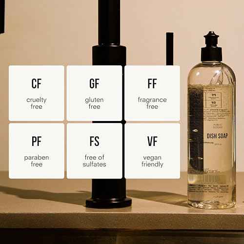 Natural Fragrance Free Dish Soap (16 Fl Oz)