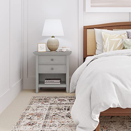Amherst 24" Bedside Table in Rustic Natural Aged Brown