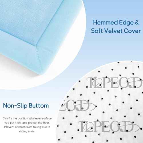 Baby Play Mat for Floor Nursery Muscle Mat Area Playroom Rug 39"x59" Elastic Foam 1.3" Thick Crawling Mat for Babies