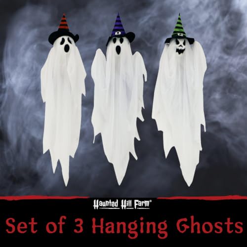 26" Hanging Ghosts Halloween Animatronic (26" Hanging Ghosts)