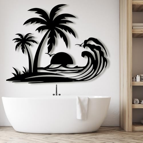 Palm Tree Metal Wall Art