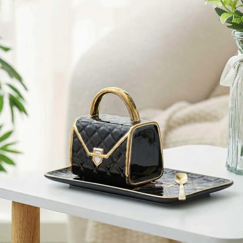 2 Set Coffee Mug Elegant Handbag Shaped Cup (2 Count)