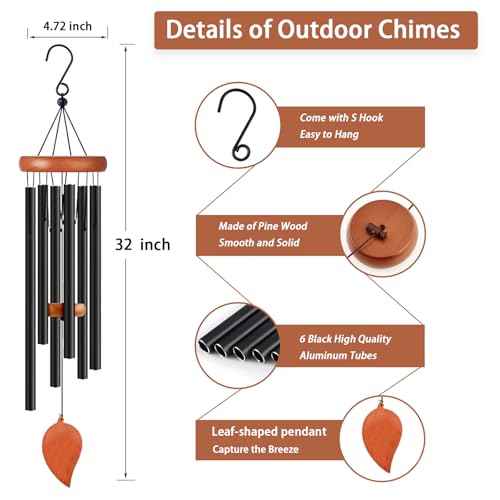 Wind Chimes Wind Chimes for Outside with Upgraded Tube