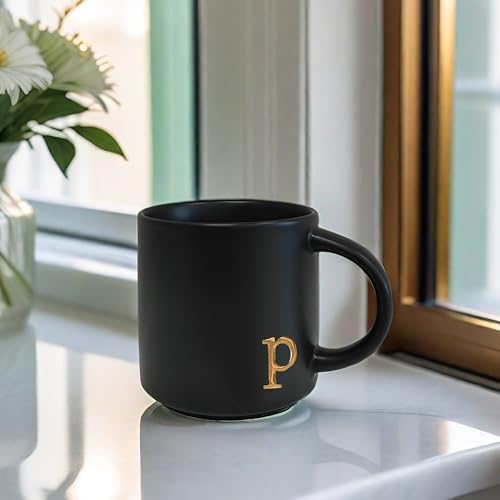 Black Ceramic Coffee Mug (15 Count)