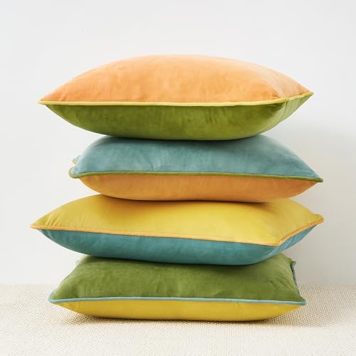 Decorative Throw Pillow Covers Cushion Cases (4 Count)