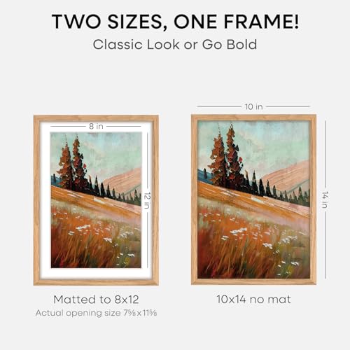 10x14 Natural Oak Picture Frame (3 Count)
