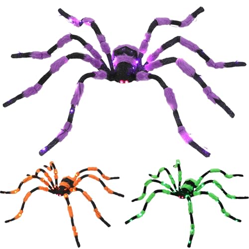 Giant Spider Halloween Decorations (Purple)
